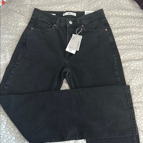 Mango Black High Rise Jeans - Picture 3 of 6